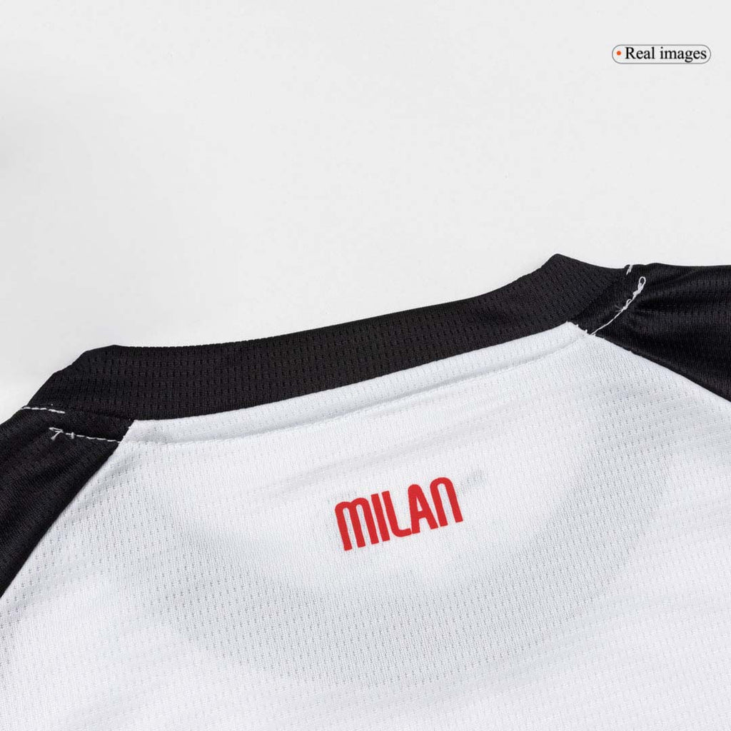 AC Milan Extérieur Maillot Kit 2025/26 Enfant Blanc