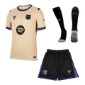Barcelone Extérieur Maillot Kit 2025/26 Jaune&Noir