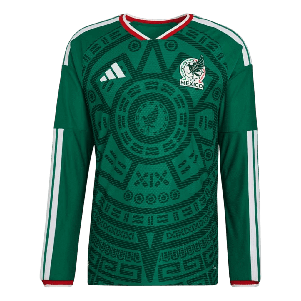 Mexique Domicile Maillot Manches Longues - Coupe du Monde 2026 Vert