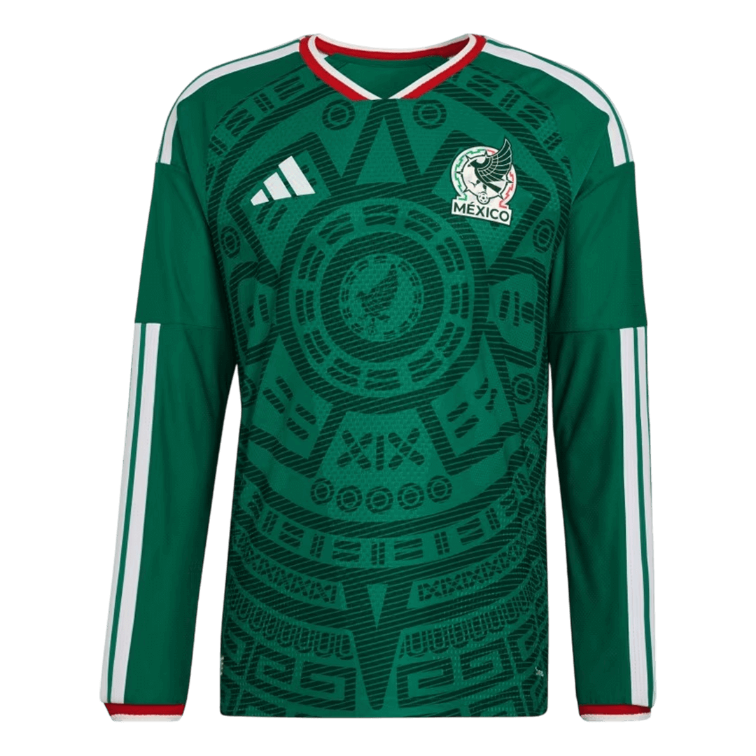 Mexique Domicile Maillot Manches Longues - Coupe du Monde 2026 Vert