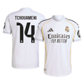 TCHOUAMENI #14 Real Madrid Domicile Maillot 2025/26 Blanc Authentique