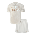 Naples Extérieur Maillot Kit 2025/26 Enfant Blanc