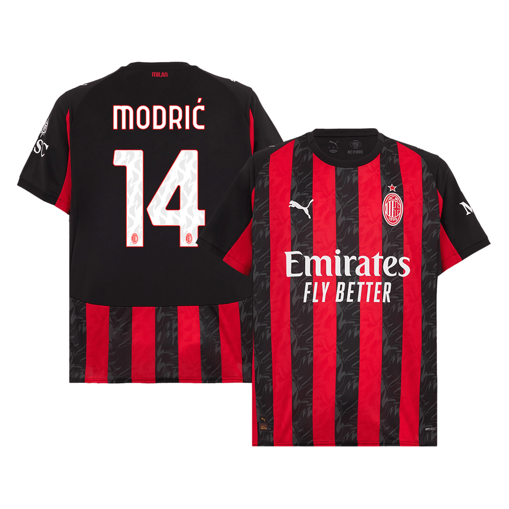 MODRIĆ #14 AC Milan Domicile Maillot 2025/26