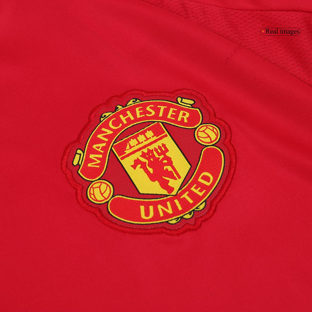 Manchester United Domicile Maillot Manches Longues 2024/25 Grande Taille