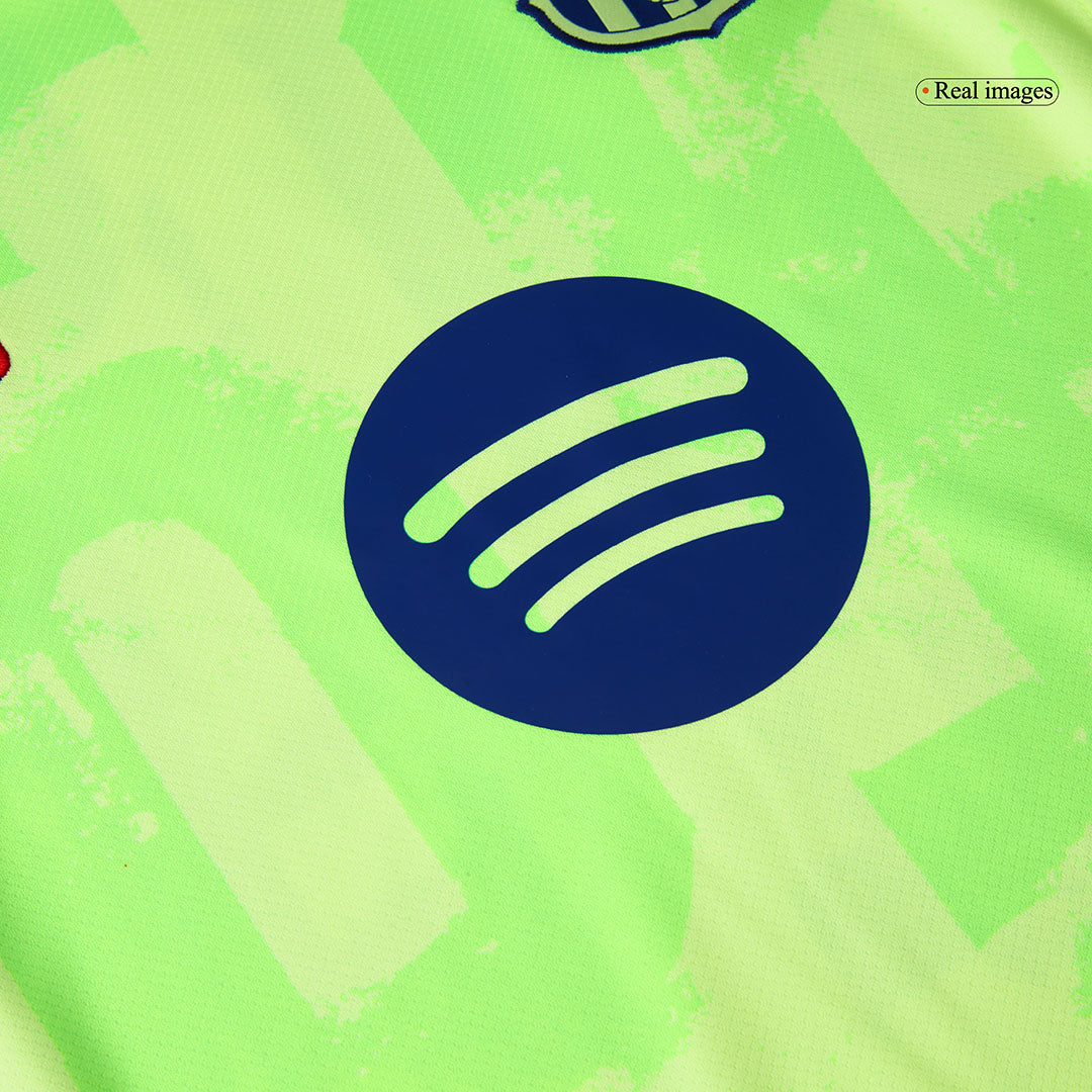 Barcelone Third Maillot 2024/25 Spotify Logo Without Text - Super