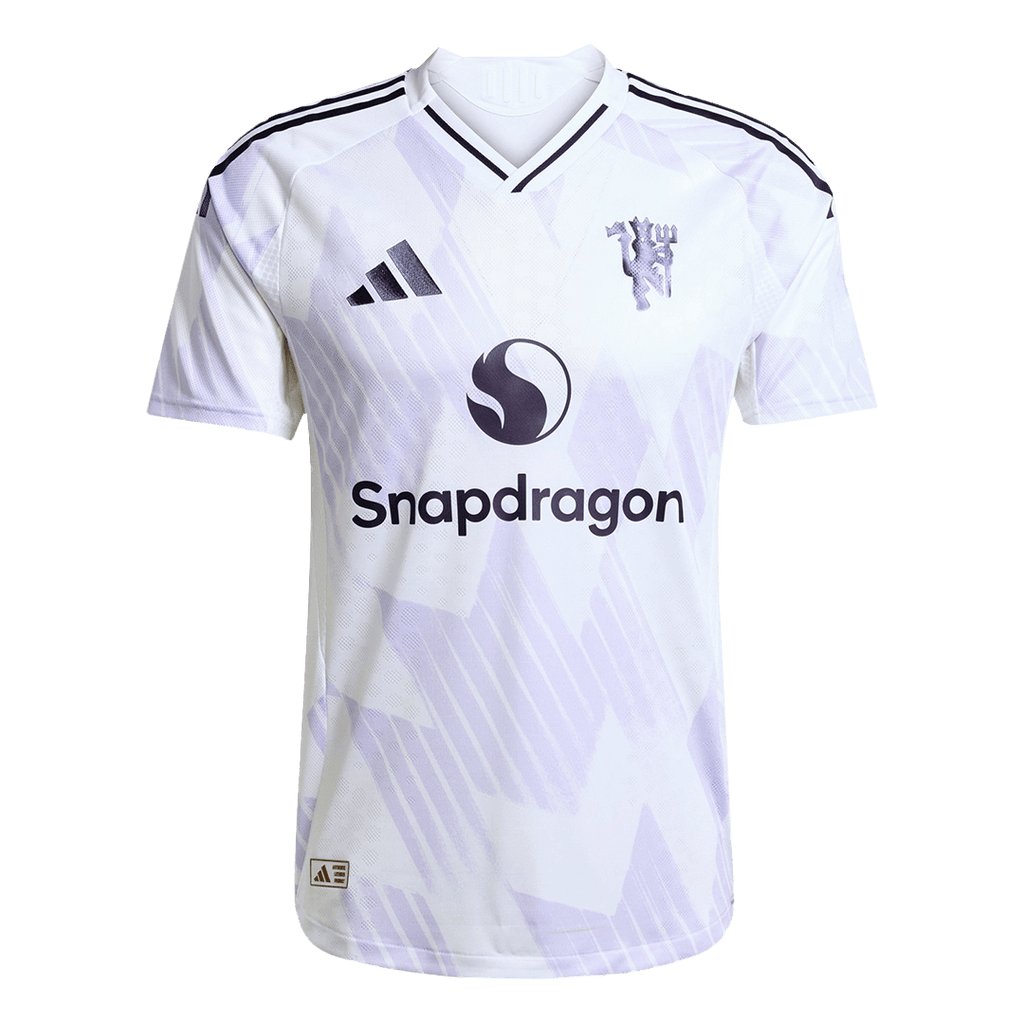 B.FERNANDES #8 Manchester United Extérieur Maillot 2025/26 Authentique