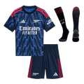 Arsenal Extérieur Maillot Kit 2025/26 Enfant Bleu