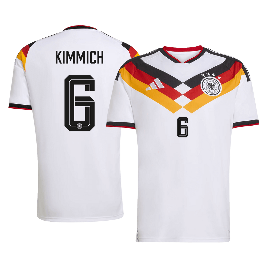 KIMMICH #6 Allemagne Domicile Maillot Coupe du Monde 2026 Blanc