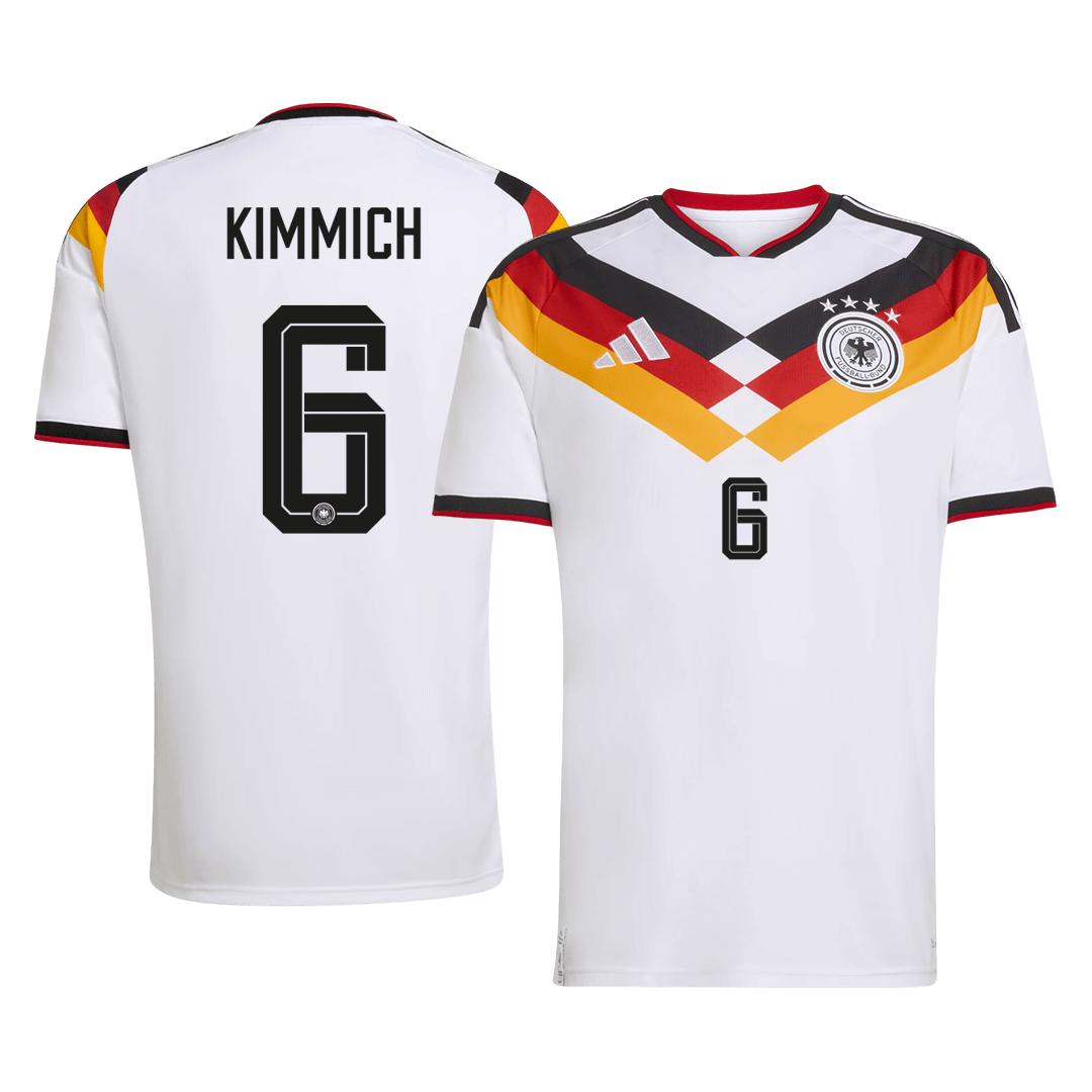 KIMMICH #6 Allemagne Domicile Maillot Coupe du Monde 2026 Blanc