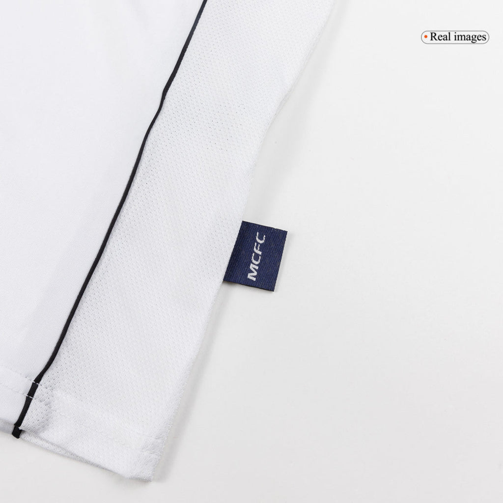 Retro Manchester City Extérieur Maillot 2002/03 Blanc