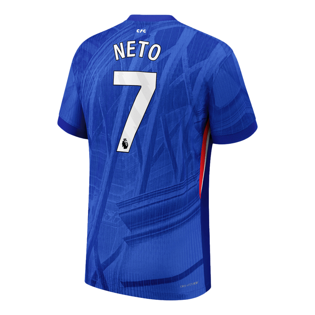 NETO #7 Chelsea Domicile Maillot 2025/26 Bleu Authentique