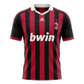 Retro AC Milan Domicile Maillot 2009/10 Rouge&Noir