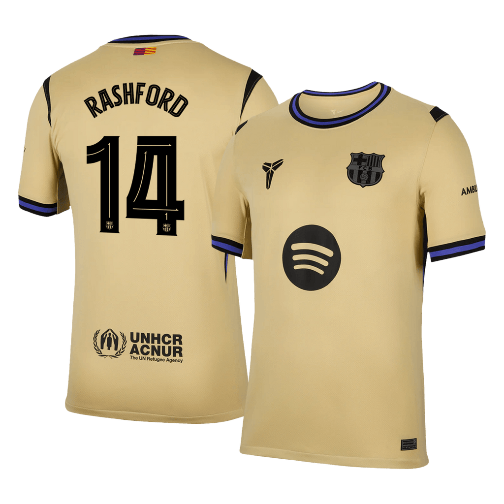 RASHFORD #14 Barcelone Extérieur Maillot 2025/26 - UCL