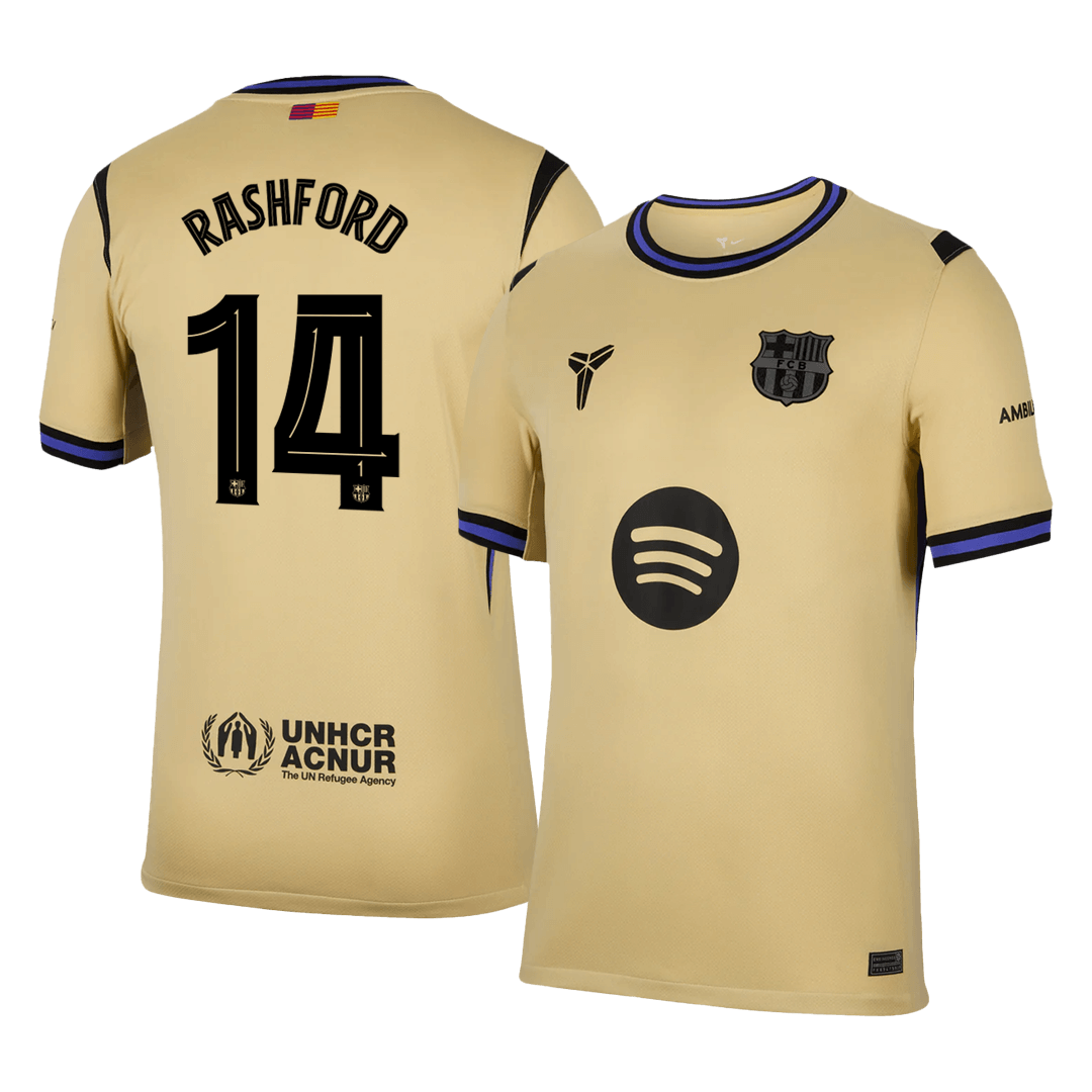 RASHFORD #14 Barcelone Extérieur Maillot 2025/26 - UCL