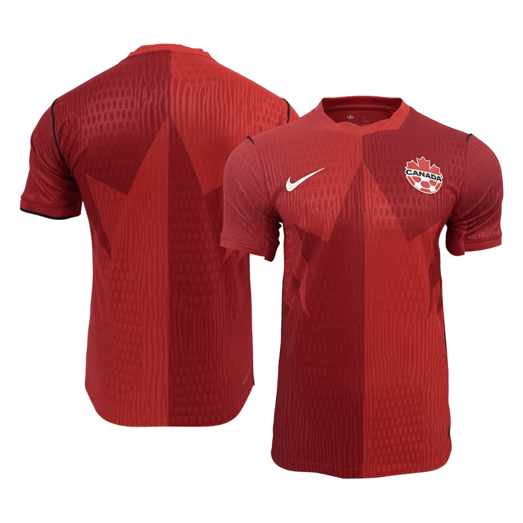 Canada Domicile Maillot Coupe du Monde 2026 Rouge Joueur