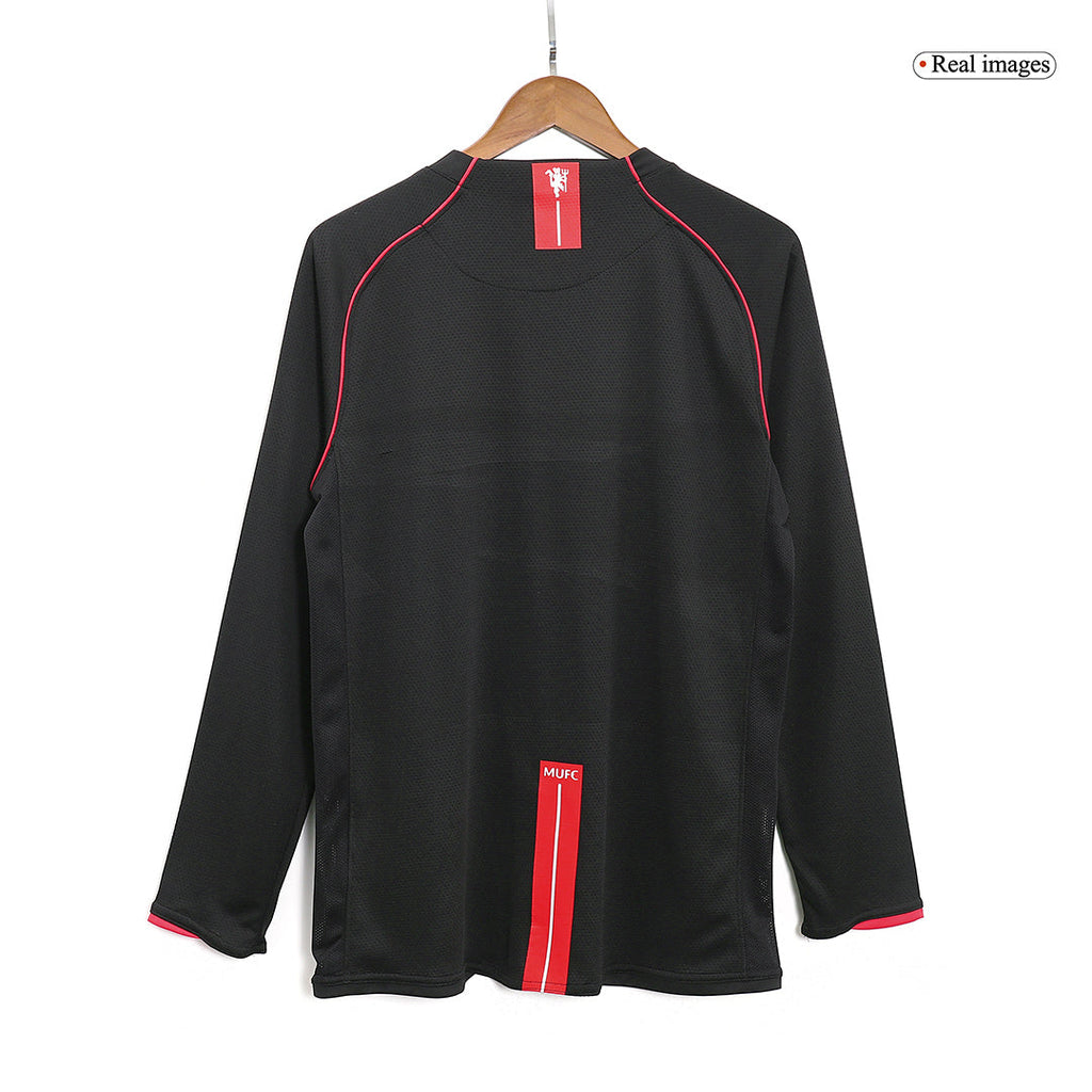 Retro Manchester United Extérieur Maillot Manches Longues 2007/08