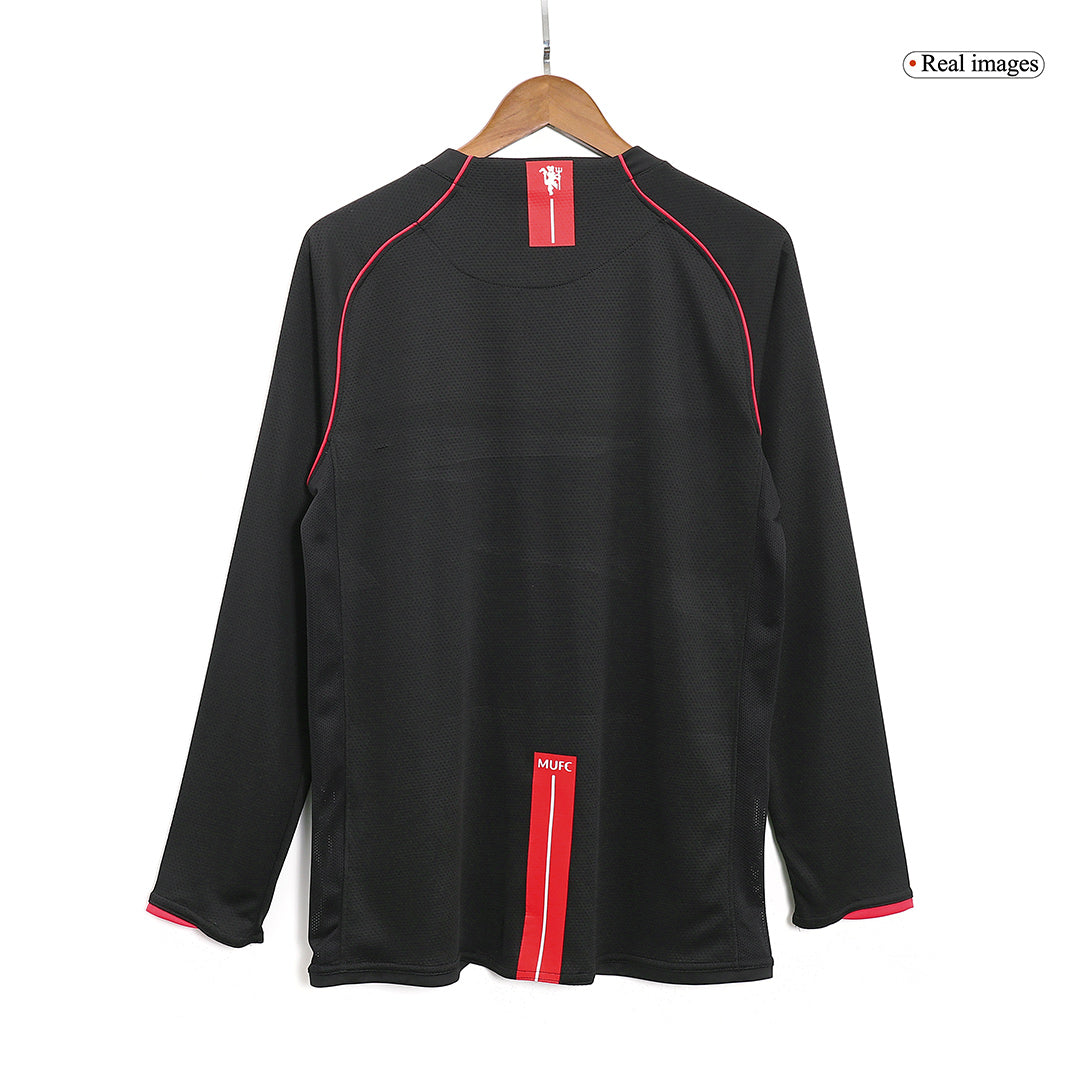 Retro Manchester United Extérieur Maillot Manches Longues 2007/08