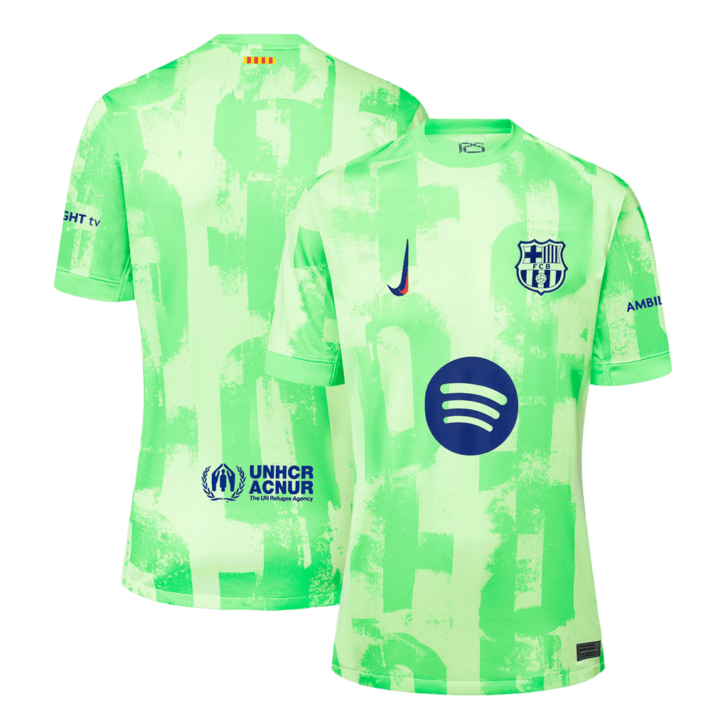 Barcelone Third Maillot 2024/25 Spotify Logo Without Text - Super