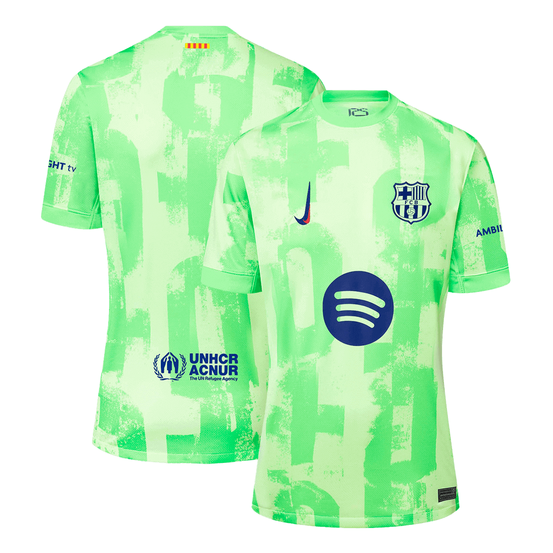 Barcelone Third Maillot 2024/25 Spotify Logo Without Text - Super