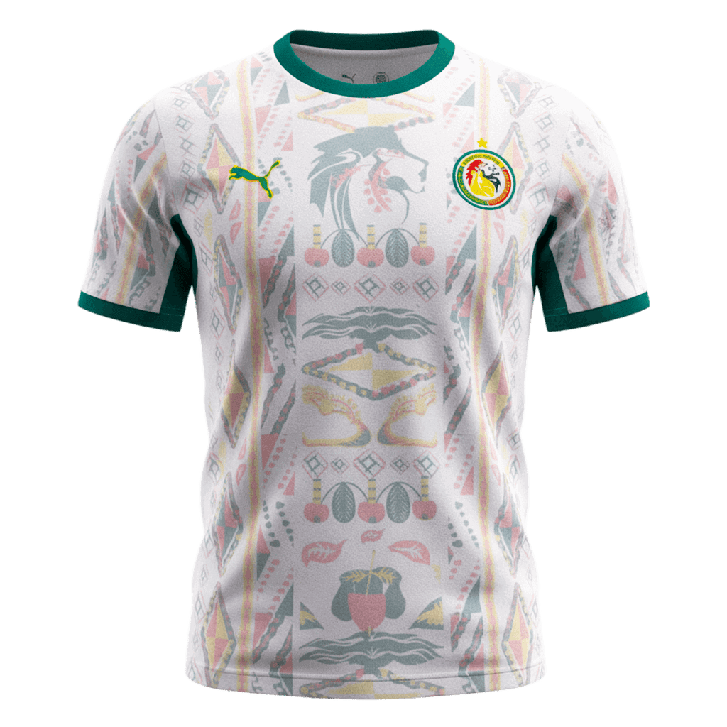 Sénégal Domicile Maillot Coupe du Monde 2026 Blanc