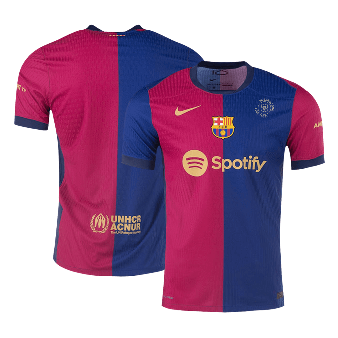 Barcelone Domicile Maillot 2024/25 Authentique - 125th Anniversaire