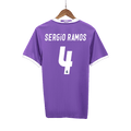 SERGIO RAMOS #4 Retro Real Madrid Extérieur Maillot 2016/17