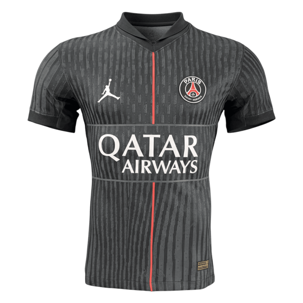 Les Paris Fourth Maillot 2025/26 Noir Joueur