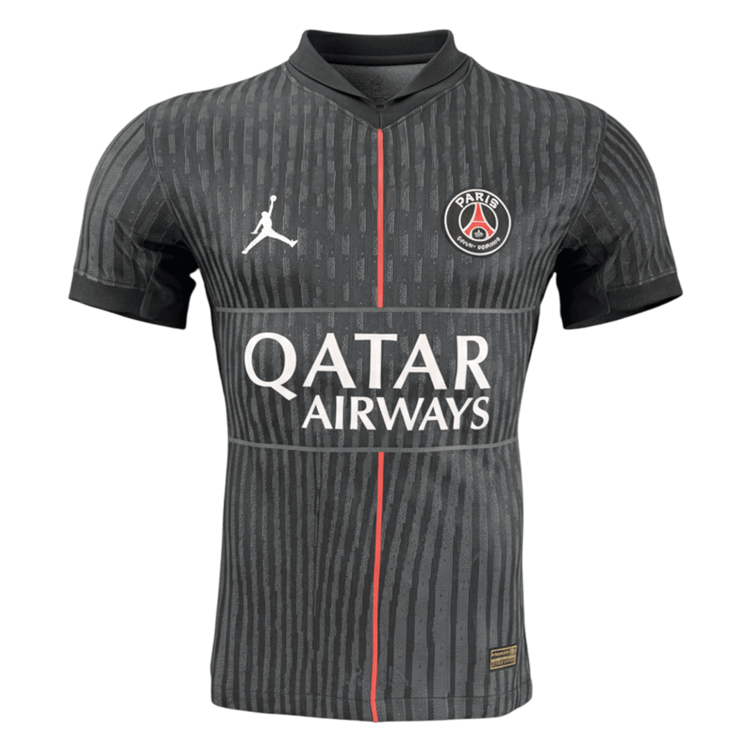 Les Paris Fourth Maillot 2025/26 Noir Joueur