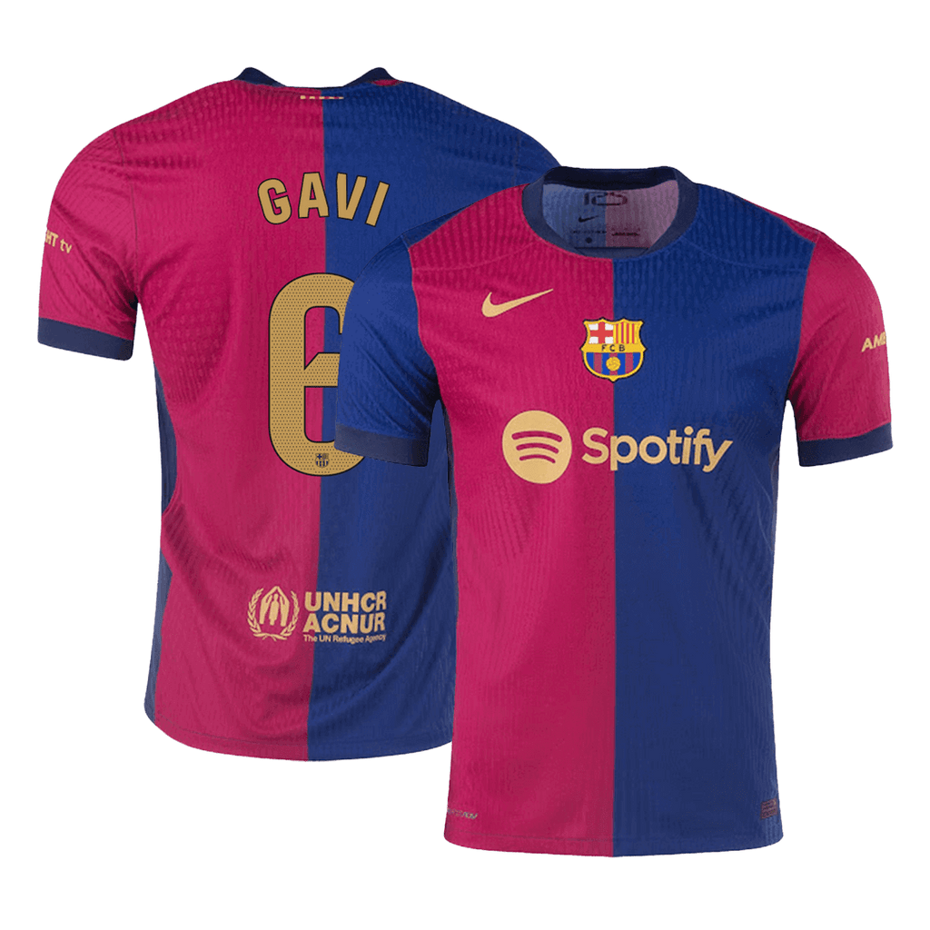 GAVI #6 Barcelone Domicile Maillot 2024/25 Authentique