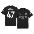 FODEN #47 Manchester City Extérieur Maillot 2025/26 Noir