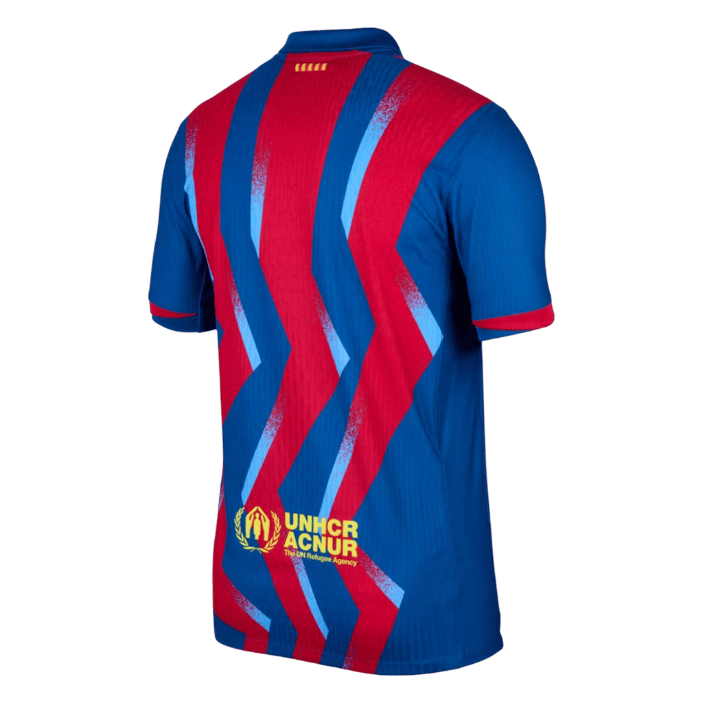 Barcelone Fourth Maillot 2025/26 Rouge&Bleu Joueur
