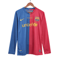 Retro Barcelone Domicile Maillot Manches Longues 2008/09 - UCL Final