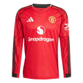 Manchester United Domicile Maillot Manches Longues 2025/26 Grande Taille