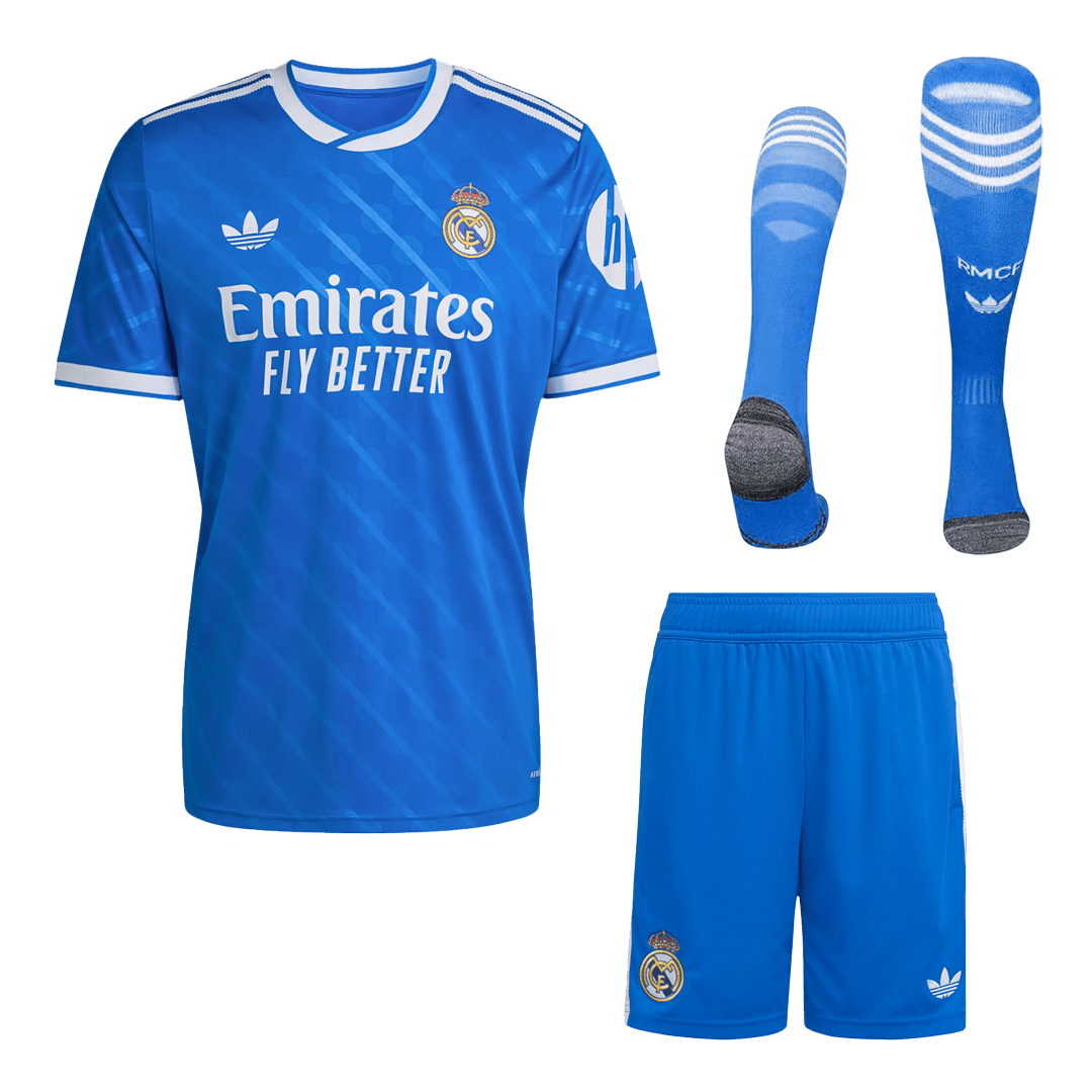 Real Madrid Third Maillot Kit 2025/26 Bleu