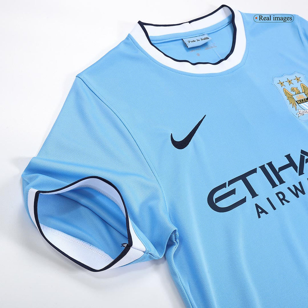 Retro Manchester City Domicile Maillot 2013/14