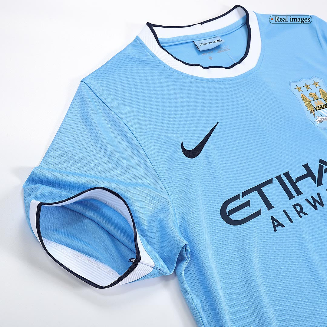 Retro Manchester City Domicile Maillot 2013/14