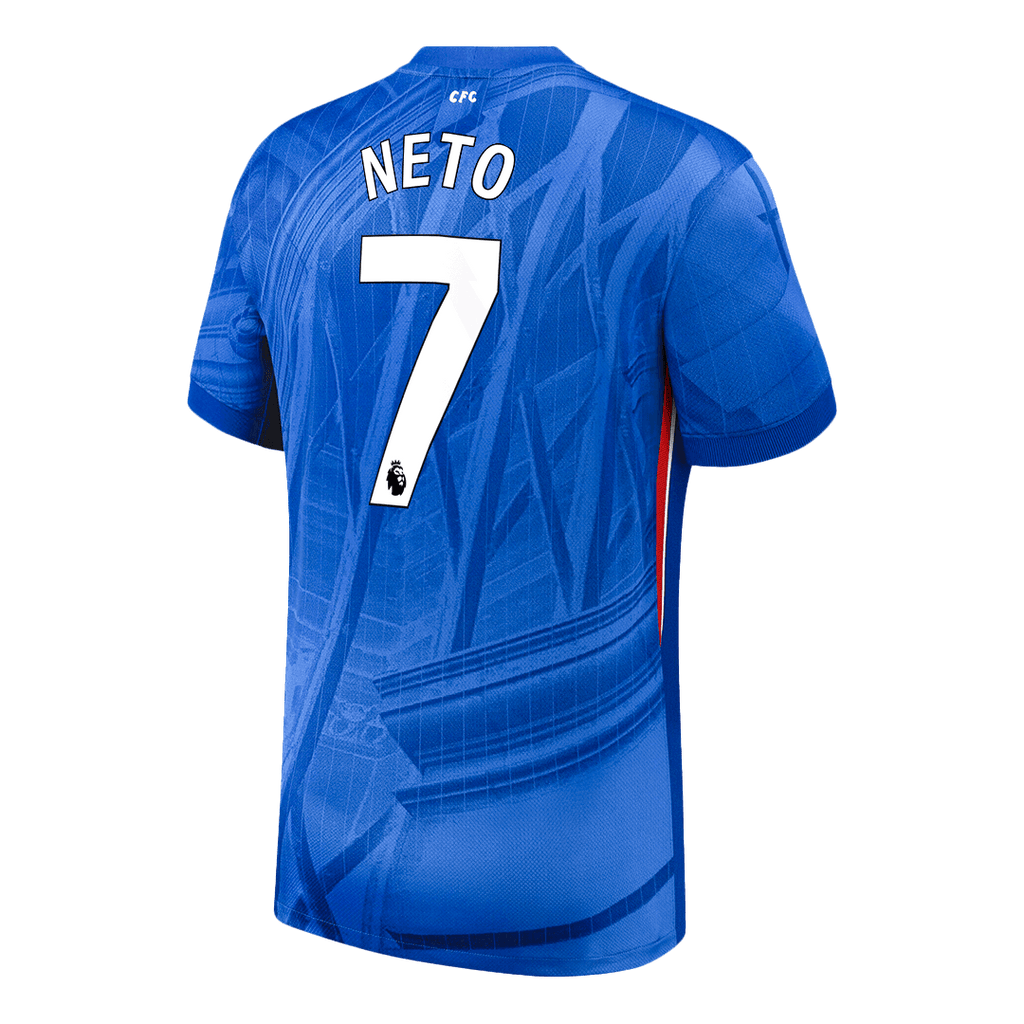 NETO #7 Chelsea Domicile Maillot 2025/26 Bleu - Super