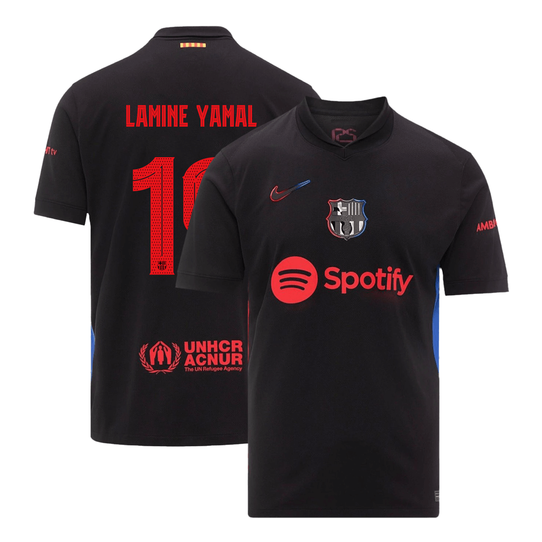LAMINE YAMAL #19 Barcelone Extérieur Maillot 2024/25 - UCL