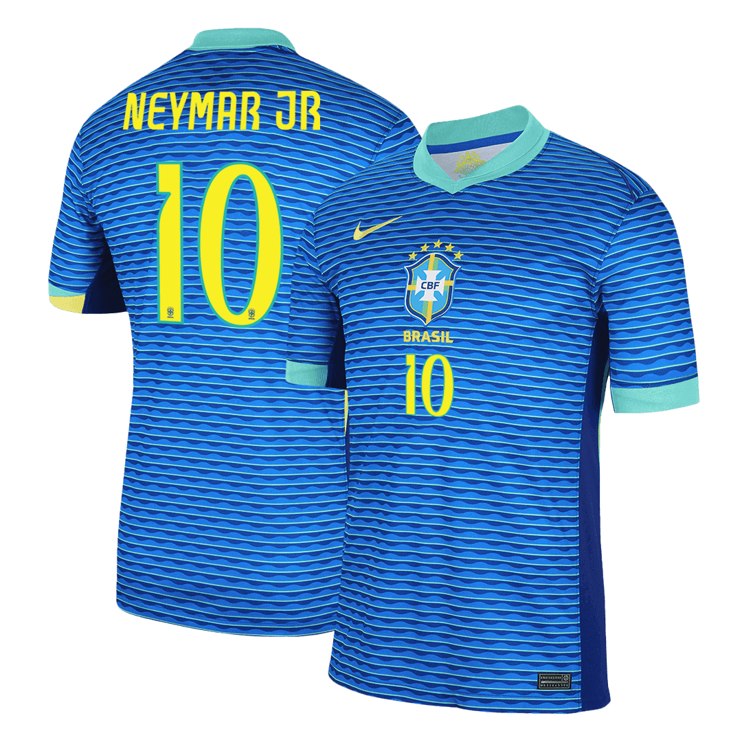 NEYMAR JR #10 Brésil Extérieur Maillot 2024