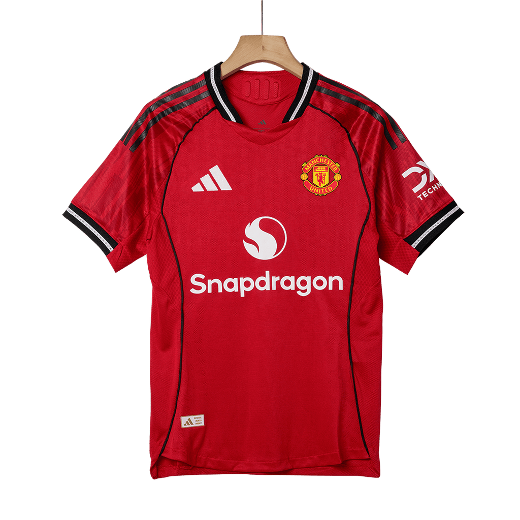 ŠEŠKO #30 Manchester United Domicile Maillot 2025/26 Rouge Authentique