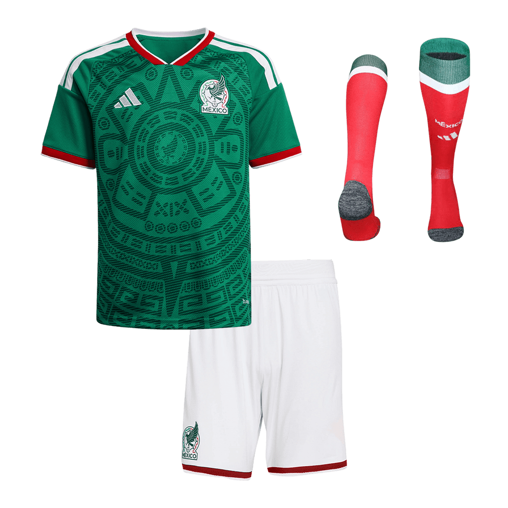 Mexique Domicile Maillot Kit 2025/26 Enfant Vert