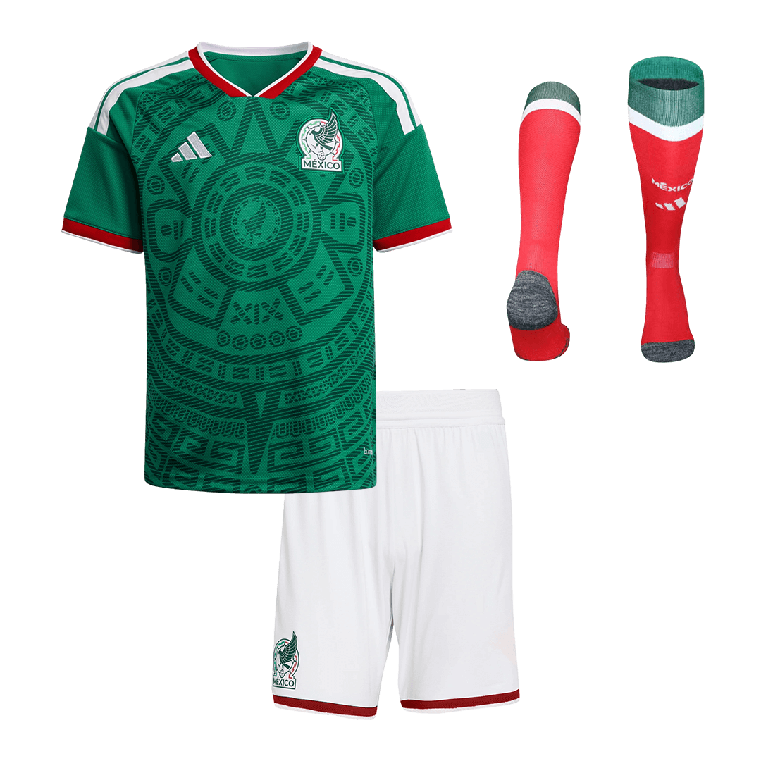 Mexique Domicile Maillot Kit 2025/26 Enfant Vert