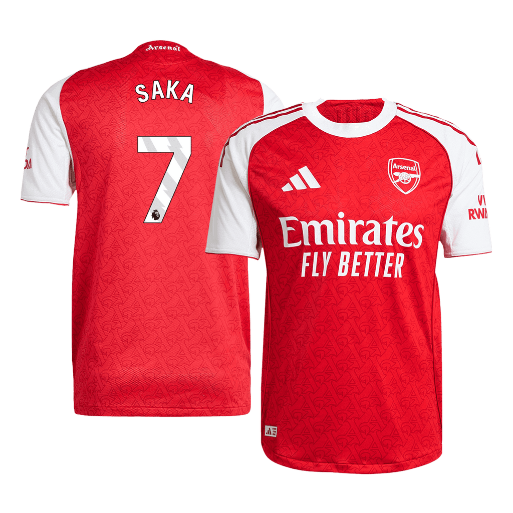 SAKA #7 Arsenal Domicile Maillot 2025/26 Authentique