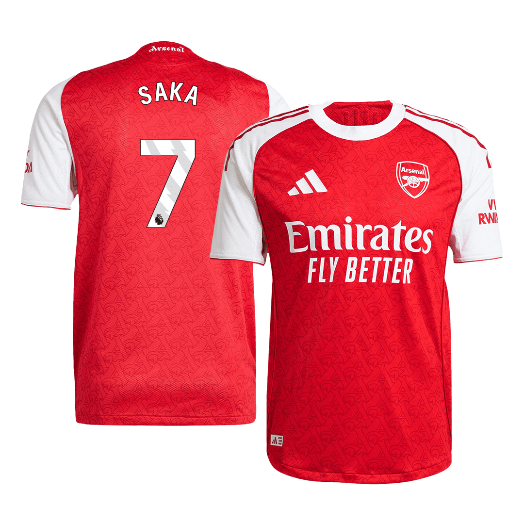 SAKA #7 Arsenal Domicile Maillot 2025/26 Authentique