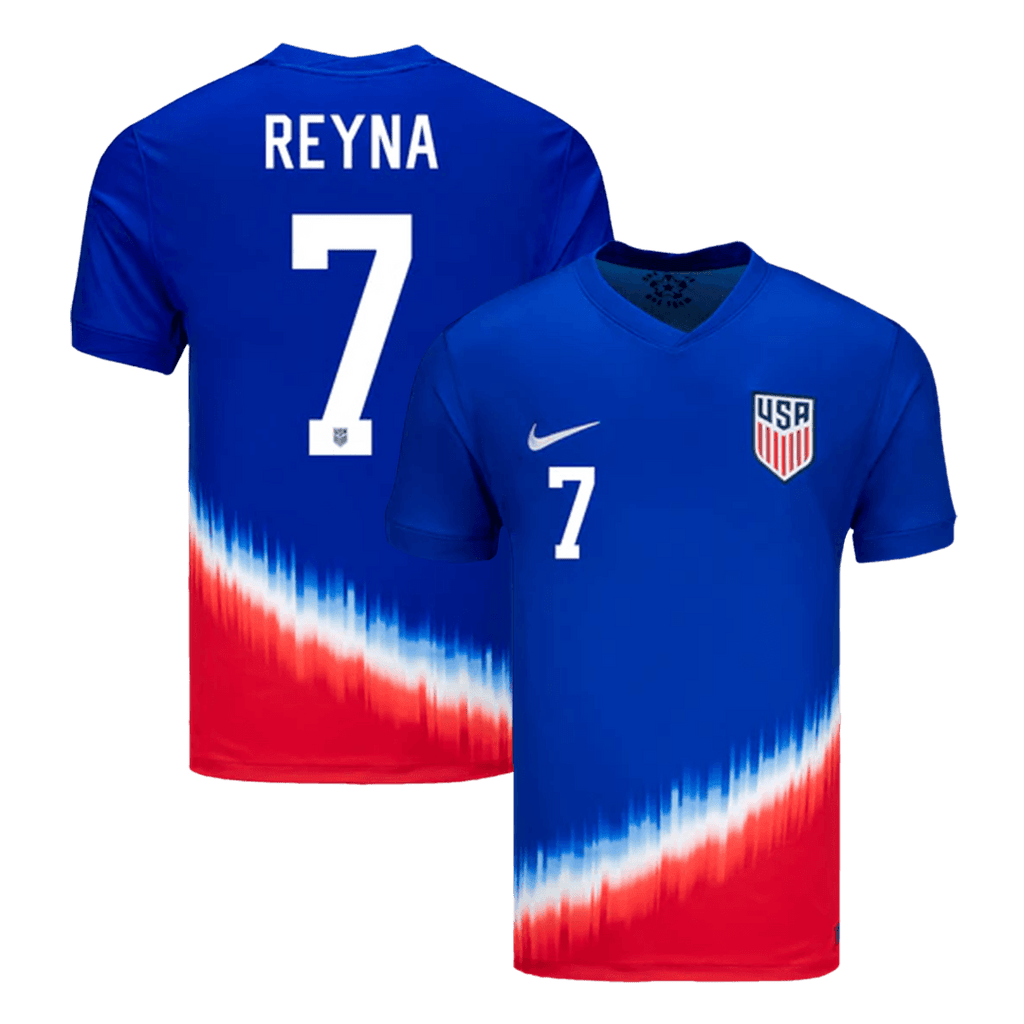 REYNA #7 États-Unis Extérieur Maillot 2024 Bleu