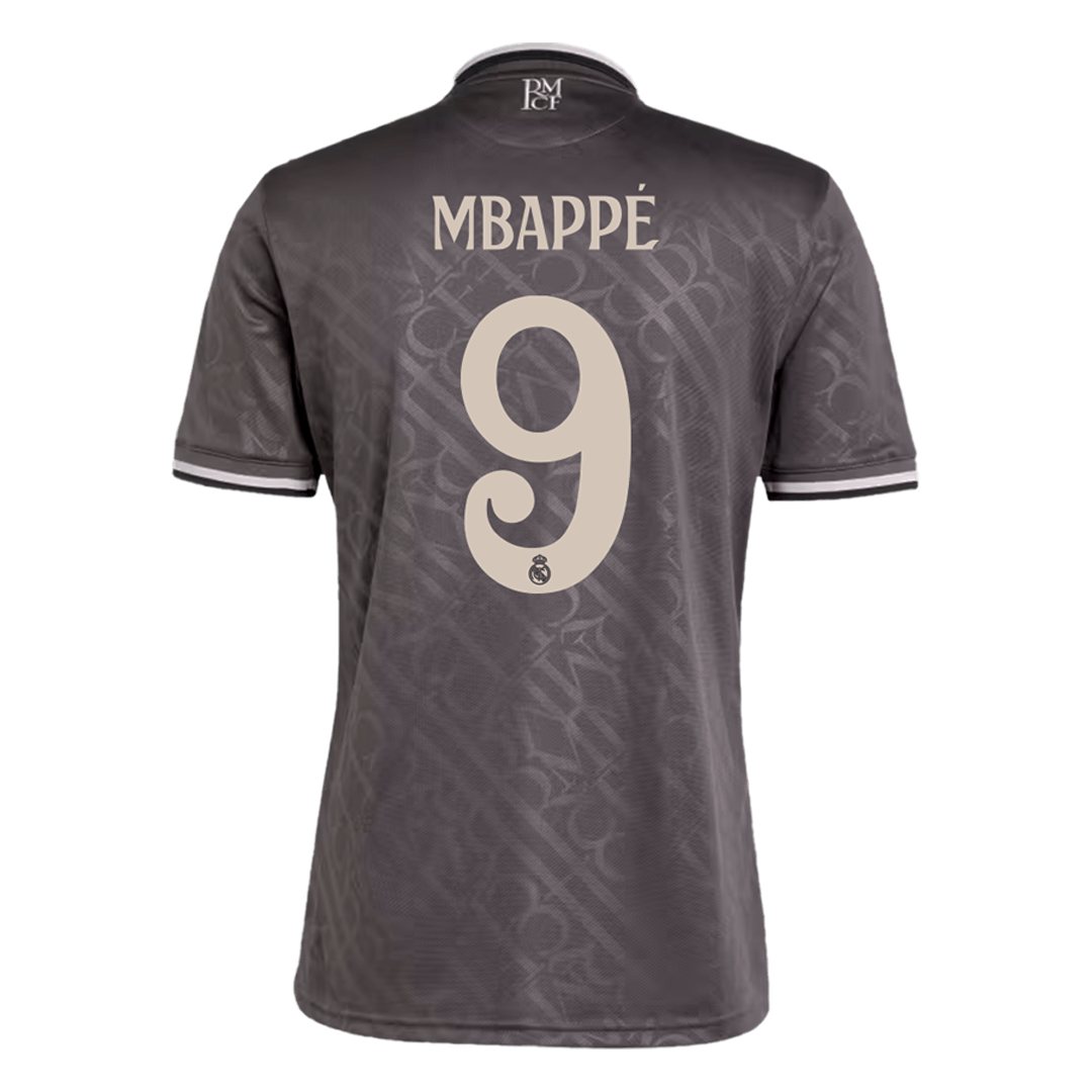 MBAPPÉ #9 Real Madrid Third Maillot 2024/25 - Super