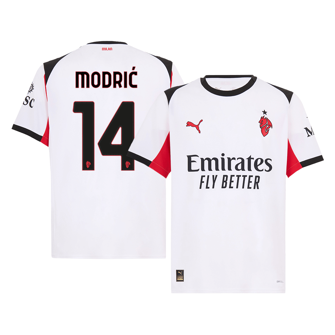 MODRIĆ #14 AC Milan Extérieur Maillot 2025/26