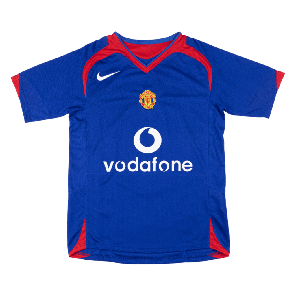 Retro Manchester United Extérieur Maillot 2005/06 Bleu