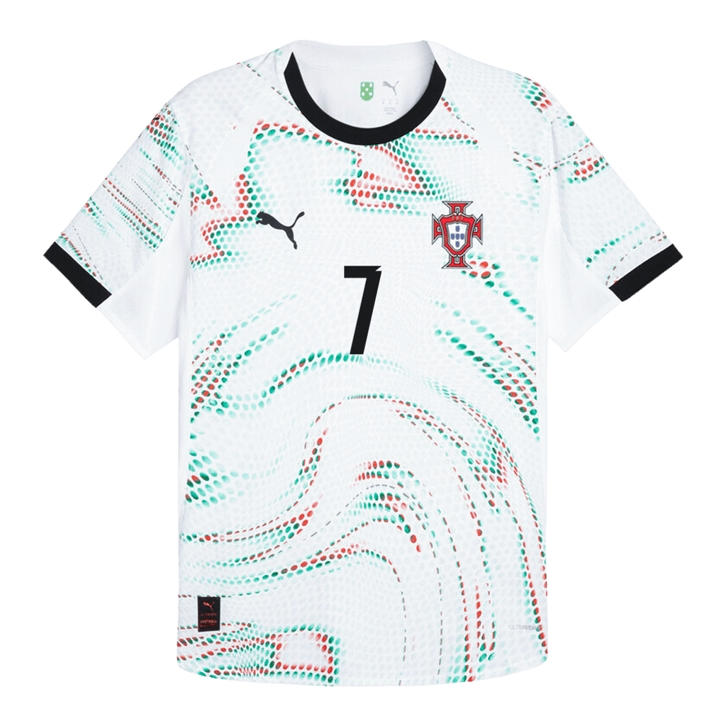 RONALDO #7 Portugal Extérieur Maillot 2025 Authentique