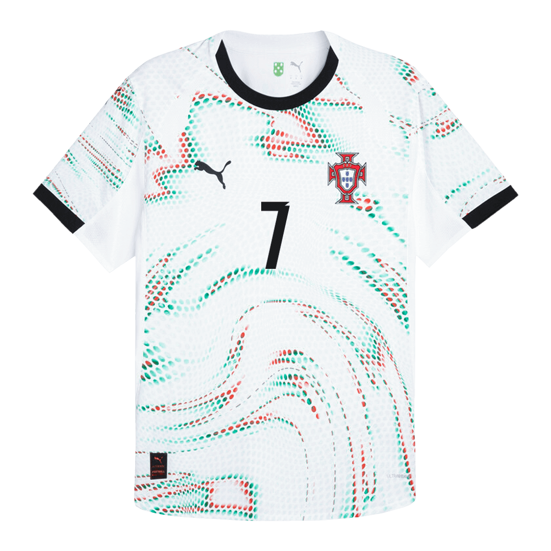 RONALDO #7 Portugal Extérieur Maillot 2025 Authentique